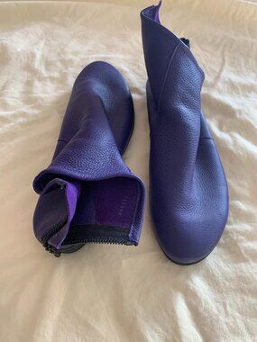 Purple Arche ankle boots, size 7.5